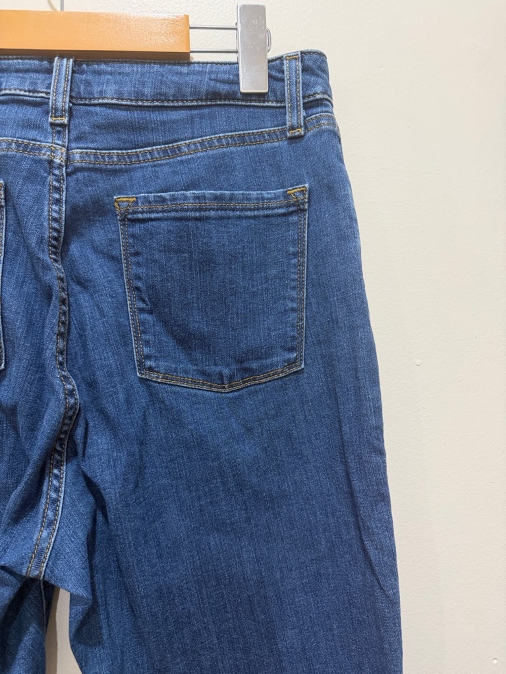 L.L. Bean Classic Fit Straight-Leg Jeans in Blue Medium Tall Length - Picture 10 of 14